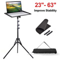 Adjustable tripod Floor projectory Stand with metal tray